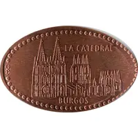 Elongated coin - Burgos cathedral