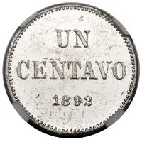 1 Centavo Aluminium Piedfort