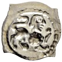 Pfennig 'Vierzipfliger Löwenpfennig'