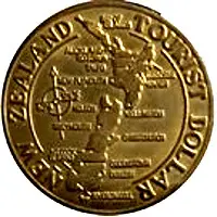 Medal - Tourist Dollar Rotorua Rainbow