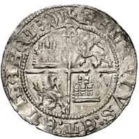 1/2 Real - Ferdinandus V and Elisabet I Burgos