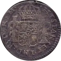 1/2 Real - Fernando VII Royalist Coinage