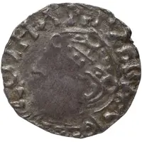 Denier - Lothair II Chinon mint, bust