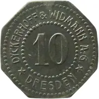 10 Pfennigs - Dresden Dyckerhoff & Widdman A.G.