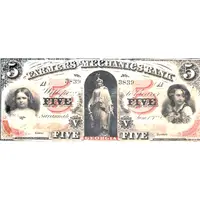 5 Dollars The Farmers' and Mechanics' Bank