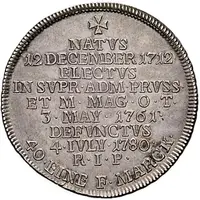 1/4 Thaler - Charles Alexander of Lothringen Death