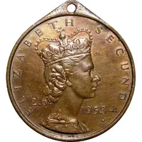 Medal - Elizabeth II Coronation; Chinhoyi, bronze