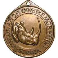 Medal - Elizabeth II Coronation; Chinhoyi, bronze