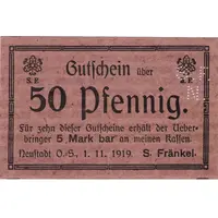 50 Pfennig S. Fränkel