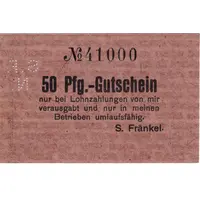50 Pfennig S. Fränkel