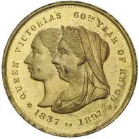 Medalet - Victoria Diamond Jubilee, Queenscliff