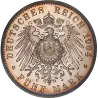 5 Mark - Frederick Francis IV Wedding