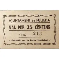 25 Céntimos Fulleda