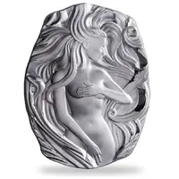 10 oz Silver Woman with Flowing Hair