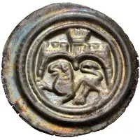 Denier Bracteate - Henry, with William of Lüneburg