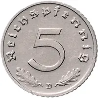 5 Reichspfennig Allied Occupation - Pattern