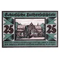 25 Pfennig Schlesische Lutherfestspiele