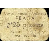 0.25 Pesetas Fraga
