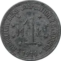 1 Mark - Gladbeck Kriegsgefangenen Lager K.B.J. 2