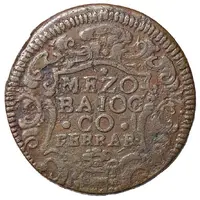 1/2 Baiocco - Clement XI