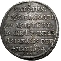 1/4 Thaler - Louis Anthony of Pfalz-Neuburg Death