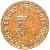 Token - 5 Cents Louis Delinois