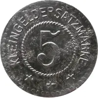 5 Pfennig - Hilpoltstein August Hoffmann
