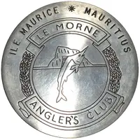 médaille de table ile Maurice le morne Angler's club