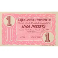 1 Peseta Montmeló