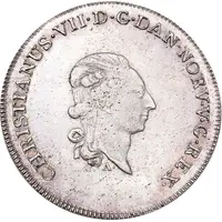 1/3 Speciesthaler / 20 Schilling Courant - Christian VII