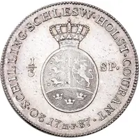 1/3 Speciesthaler / 20 Schilling Courant - Christian VII