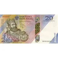 20 Zlotys Millennium of the Coronation of Boleslaus the Brave