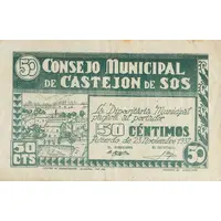 50 Céntimos Castejón de Sos