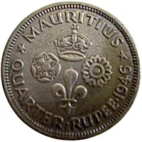 1/4 Rupee - George VI
