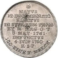 10 Kreuzers - Charles Alexander of Lothringen Death