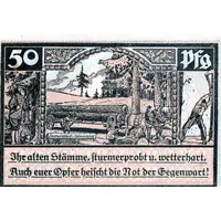 50 Pfennig pink issue