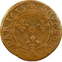 Double Tournois - Charles I 13th type