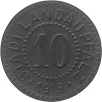 10 Pfennig - Landau