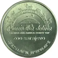 Medal - Pionirska dolina zoo Equus burchellii