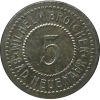 5 Pfennig - Bad Neuenahr Wilhelm Broicher