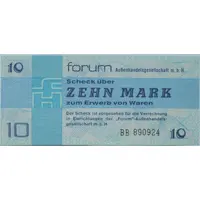10 Mark Forum-Scheck