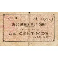 25 Céntimos Dénia