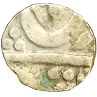1/2 Rupee - Muhammad Shah [Shambhuji II]