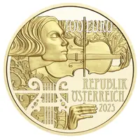100 Euro 125 Years Vienna Symphonic Gold Coin