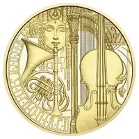100 Euro 125 Years Vienna Symphonic Gold Coin