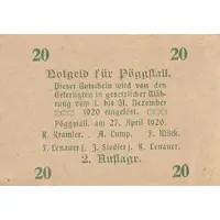 20 Heller Pöggstall