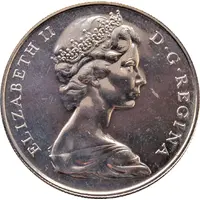 1 Crown - Elizabeth II Gibraltar Castle and Key, Silver Proof