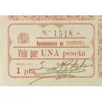 1 Peseta Chirivel