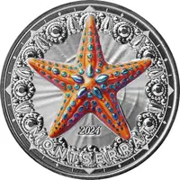 2 Dollars Starfish, Colored