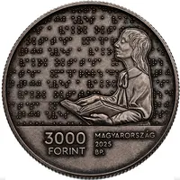 3000 Forint 200th Anniversary of Education for the Blind in Hungary